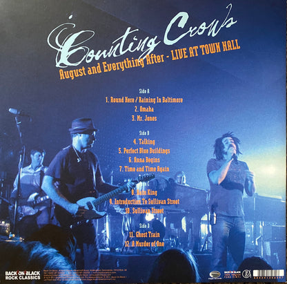 Counting Crows - August And Everything After Live At Town Hall (2012 UK Press LTD ED Blue Vinyl 2XLP)