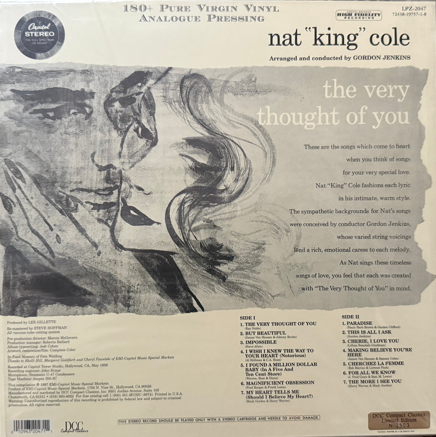 Nat King Cole - The Very Thought Of You (DCC Compact Classics)