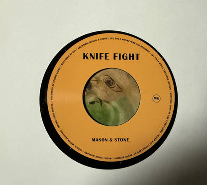 Stone Gossard/Mason Jennings - Knife Fight/Caught In A Mess (Signed By Stone Gossard & Mason Jennings) 7”