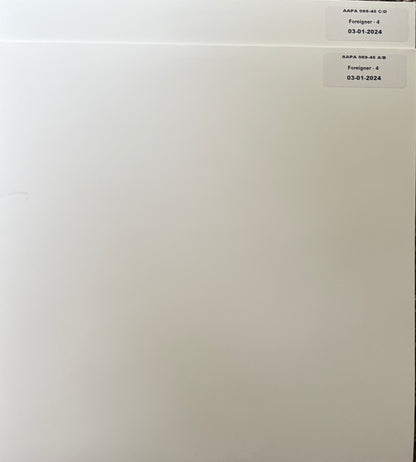 Foreigner - 4 (Analogue Productions 2XLP 45 RPM) QRP Test Pressing