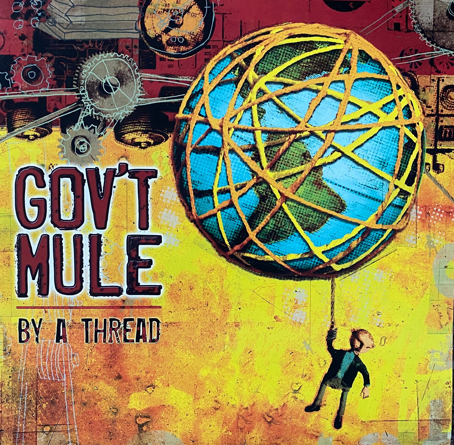 Gov’t Mule - By A Thread (2009 U.S. Press Colored Vinyl 2XLP)