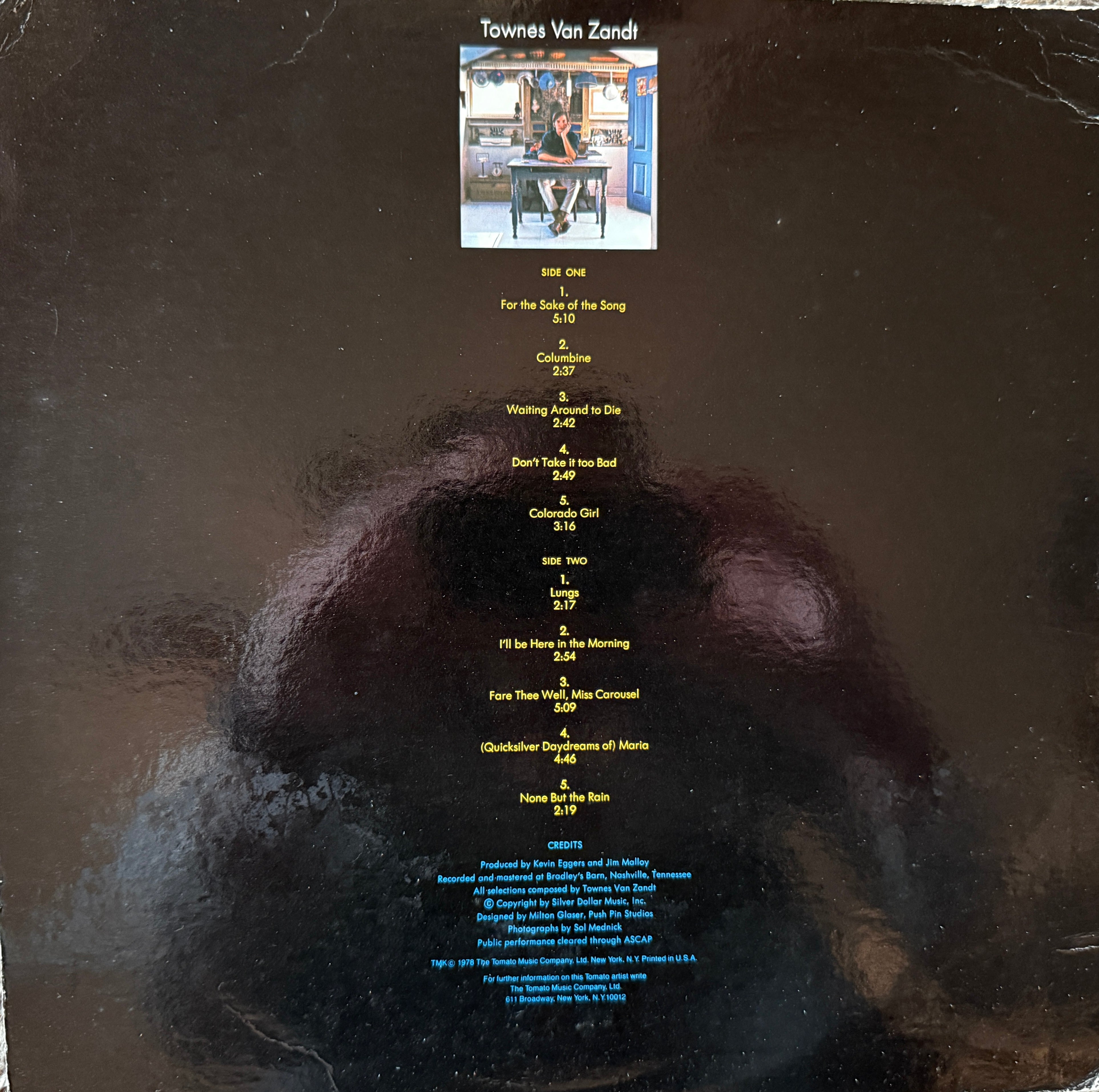 Townes Van Zandt - Self Titled (1978 Tomato) – Hi-Fidelity