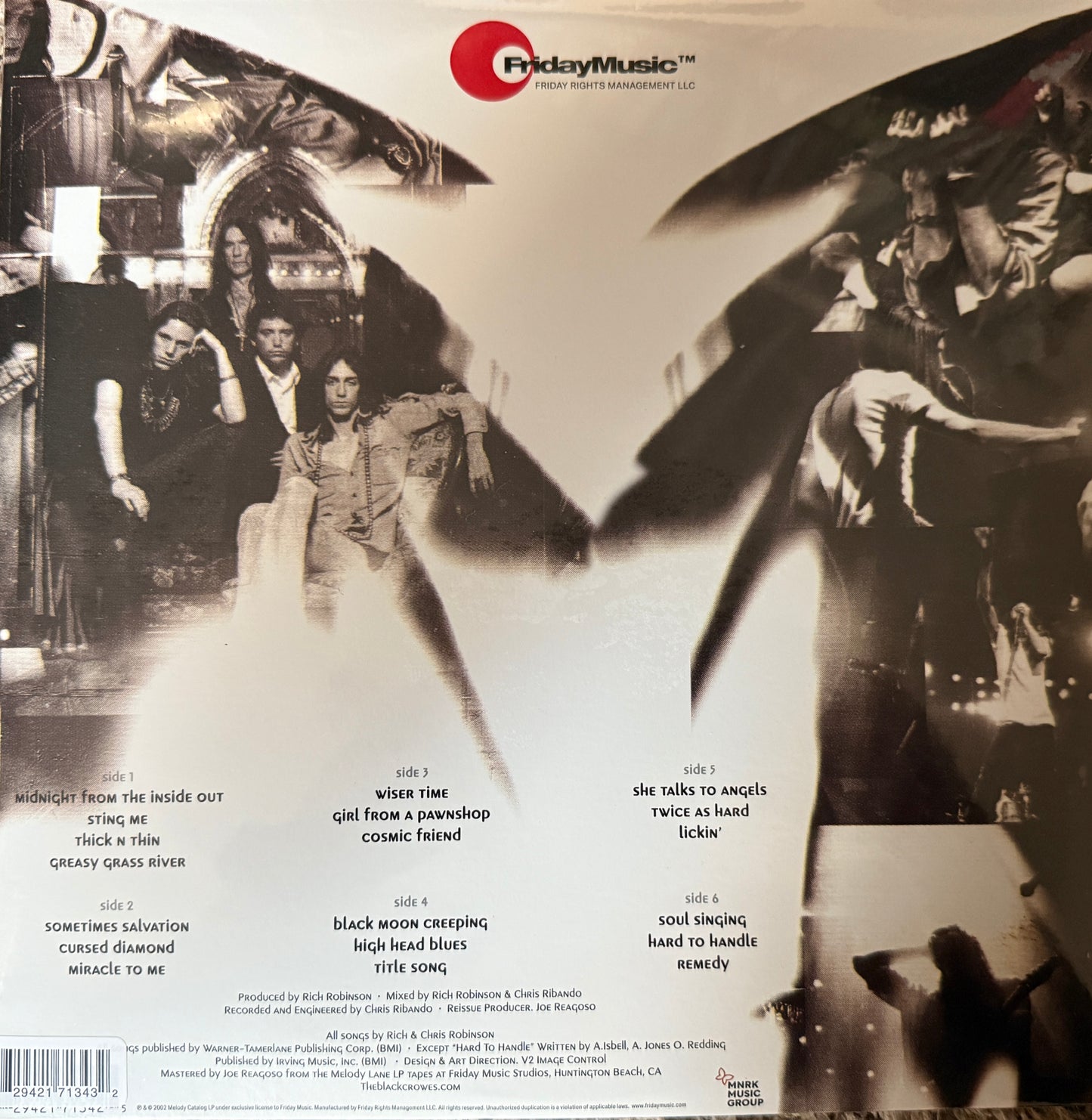 Black Crowes - Live (Friday Music 2XLP) Sealed