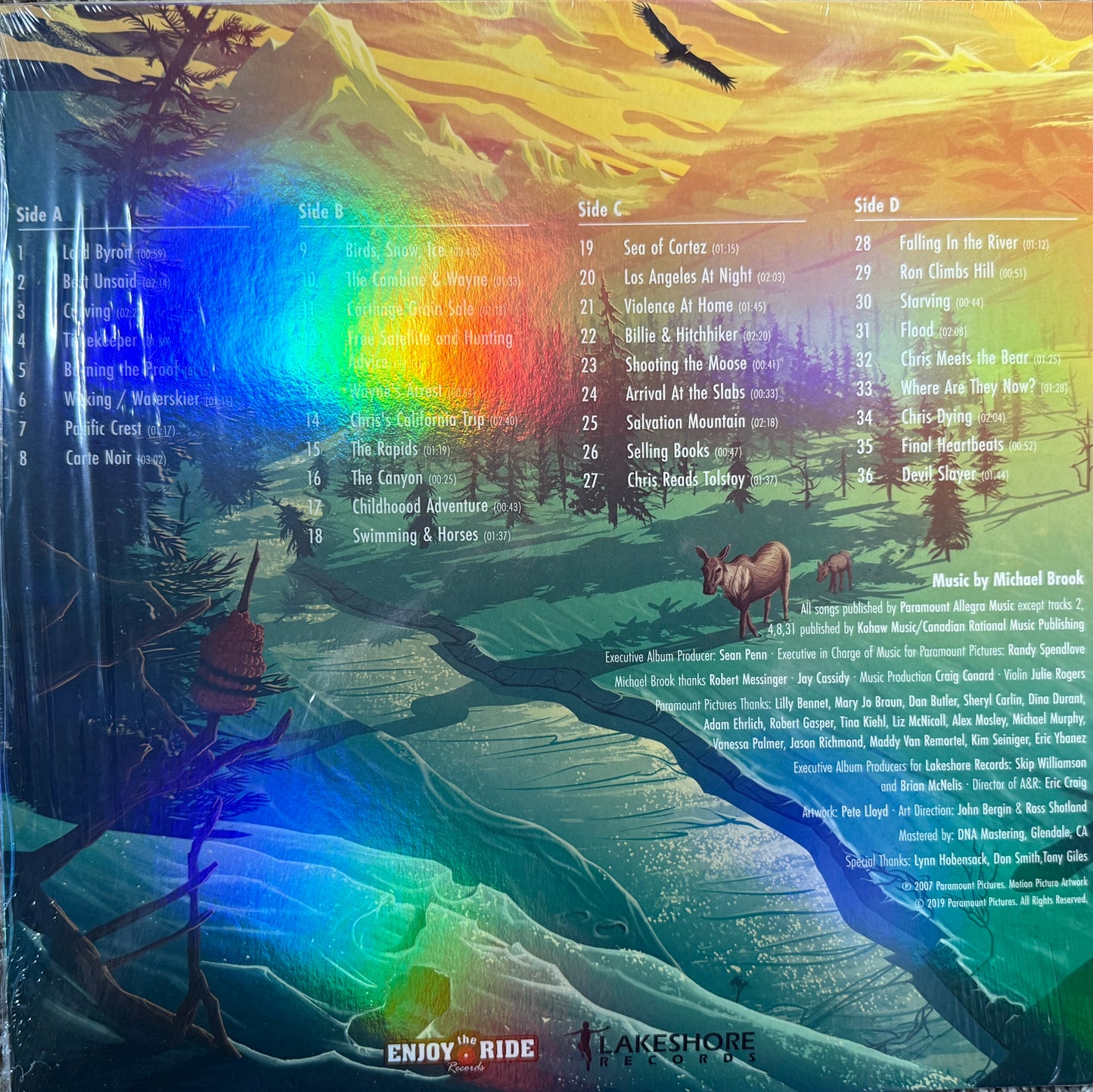 Michael Brook - Into The Wild:Original Score (2XLP Ice Blue)