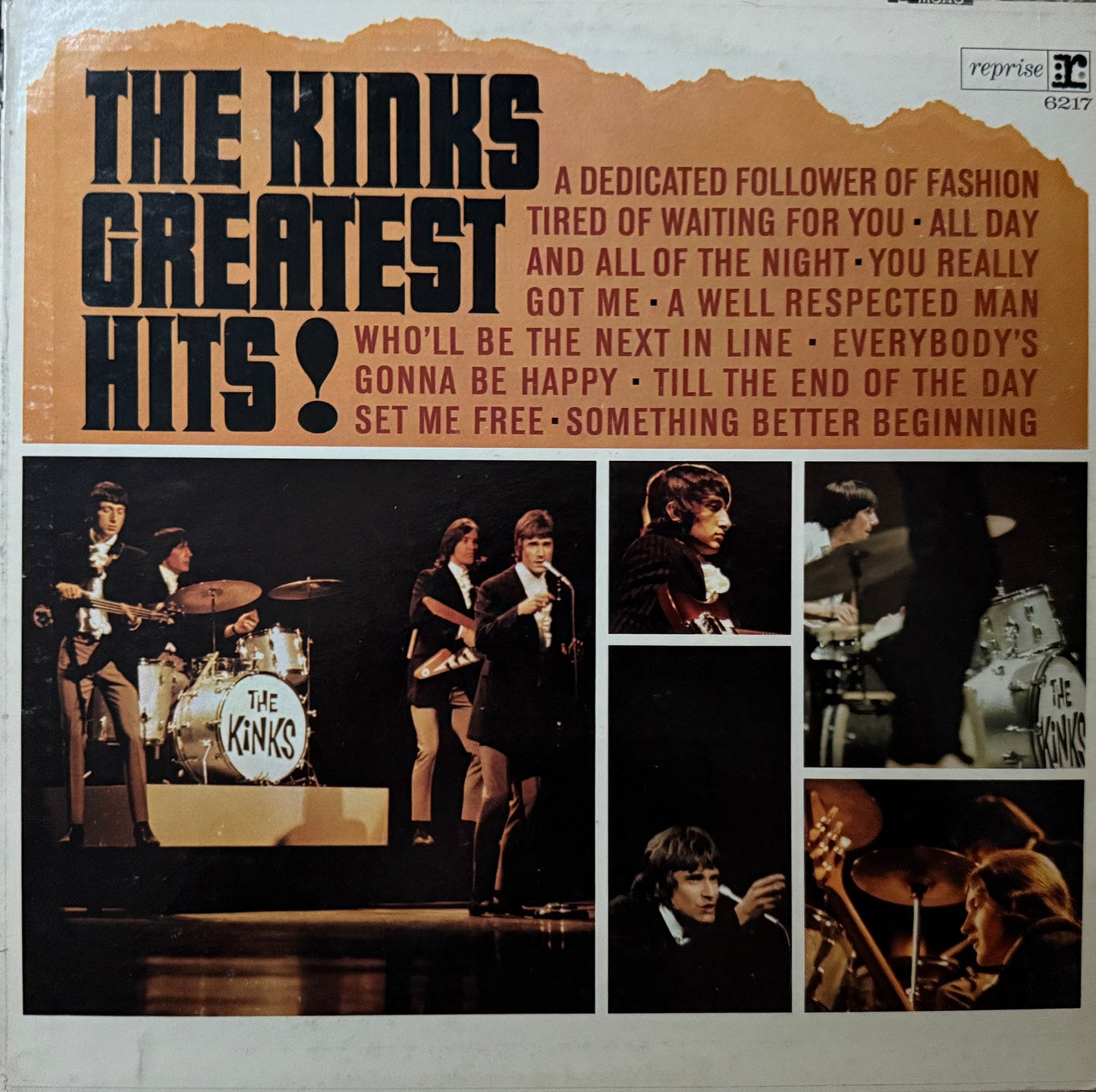 Kinks - Greatest Hits (1966 U.S. Mono TriColor Steam Boat)