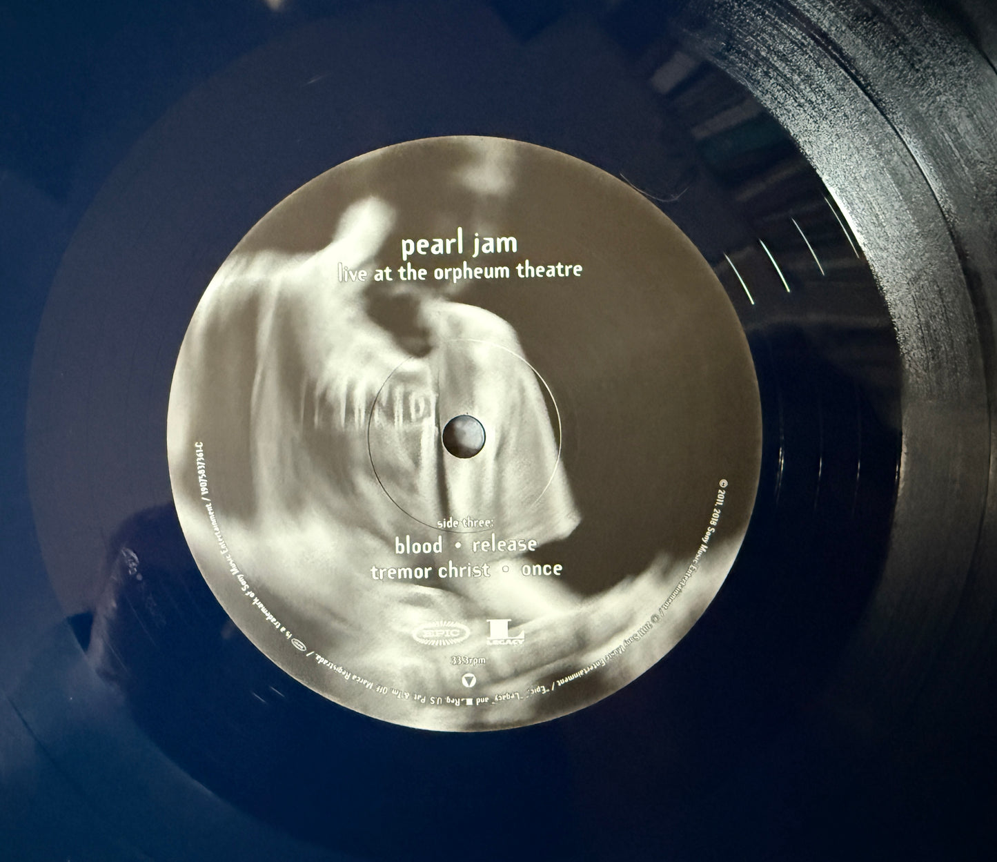 Pearl Jam - Live At The Orpheum Theatre A (Newbury Comic Variant)