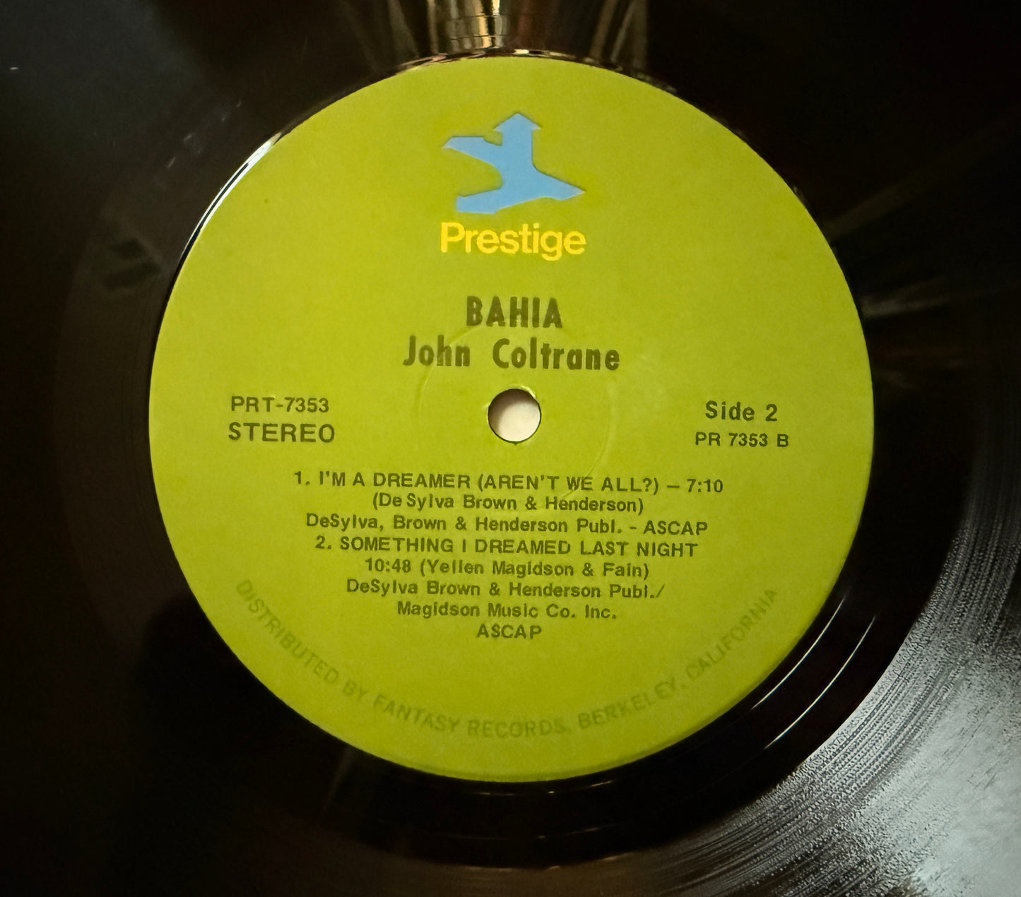 John Coltrane - Bahia (70’s Prestige)