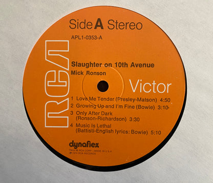 Mick Ronson - Slaughter On 10th Avenue (1st U.S. Pressing)