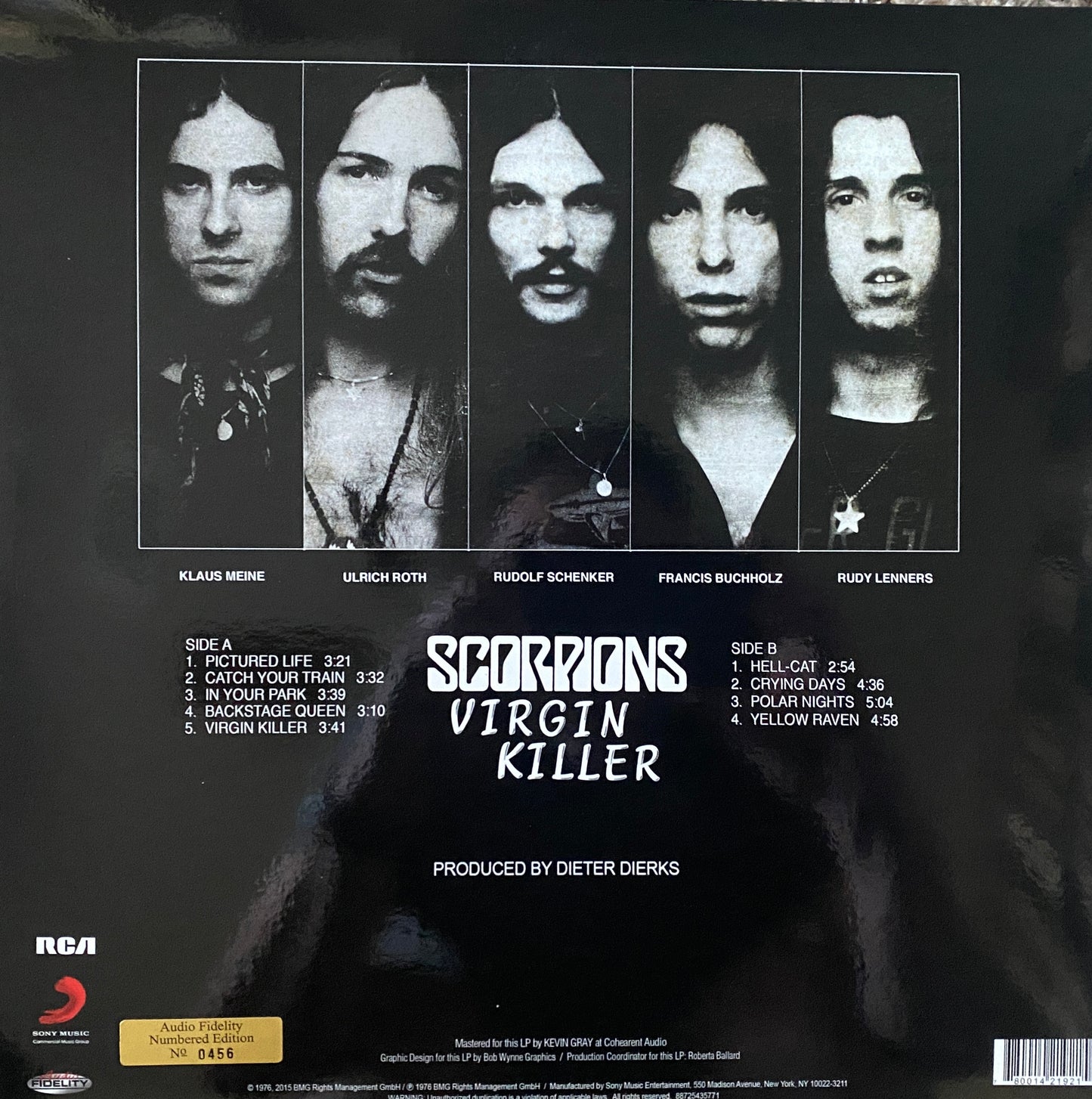 Scorpions - Virgin Killers (Audio Fidelity Kevin Gray Cut 33 RPM)