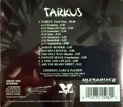 Emerson Lake & Palmer - Tarkus (Mobile Fidelity 24K Gold CD)
