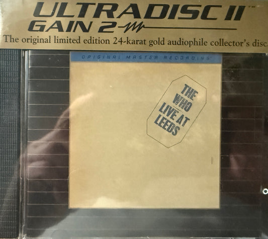 Who - Live At Leeds (Mobile Fidelity Sound Lab) 24K Gold CD Factory Sealed