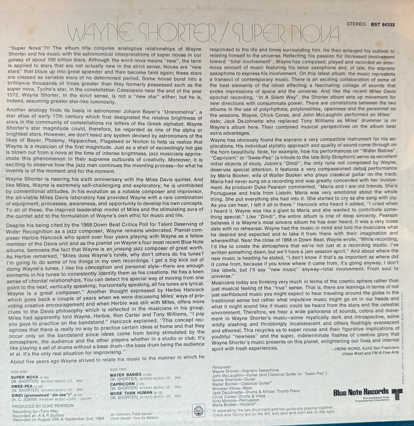 Wayne Shorter - Super Nova (70’s Blue Note)