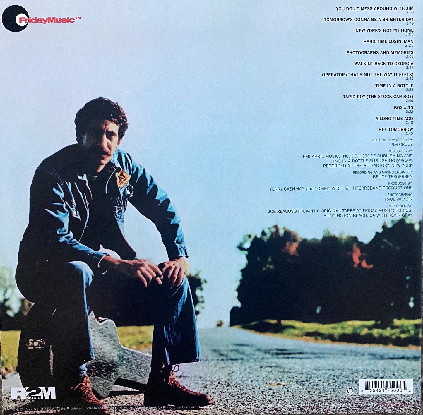 Jim Croce - You Don’t Mess Around With Jim (Friday Music Kevin Gray Cut 33 RPM)