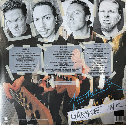 Metallica - Garage Inc. (Fade To Blue Colored Vinyl) 2XLP Factory Sealed