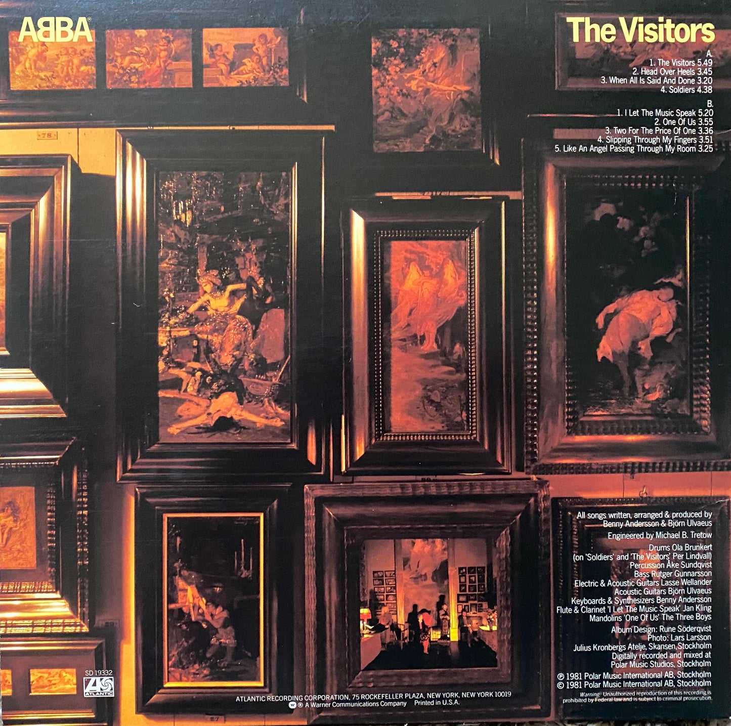 Abba - The Visitors (1981 U.S. Pressing)