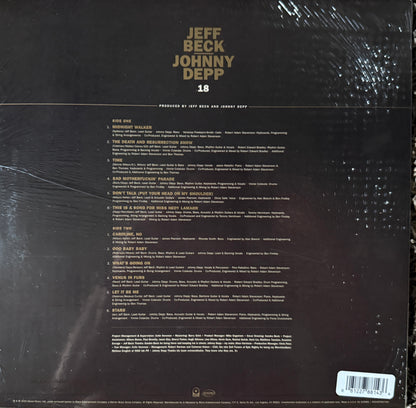 Jeff Beck/Johnny Depp - 18 (Gold Nugget Vinyl) Factory Sealed